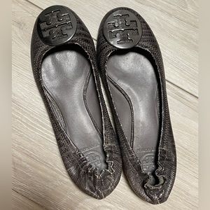 Tory Burch graphite ballet flats